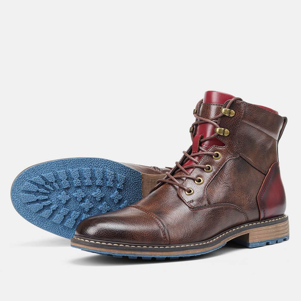 LUKAS | KLASSISCHER OXFORD LEDERSTIEFEL